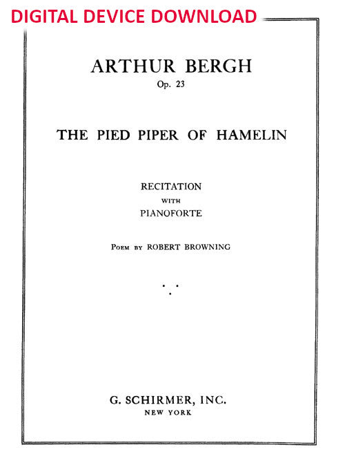 Pied Piper of Hamelin - Digital (Not Printable)