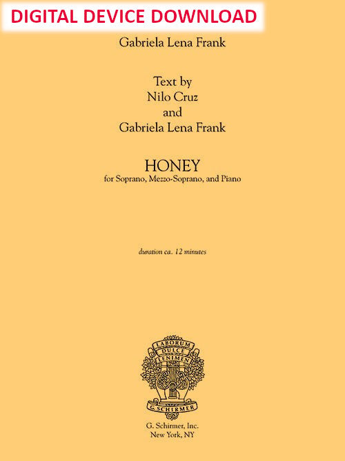 Honey (for soprano, mezzo-soprano and piano) - Digital
