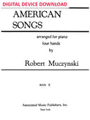American Songs Book 2 for piano/4 hands - Digital (Not Printable)