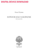 Suite for Solo Saxophone - Digital (Not Printable)