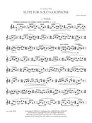 Suite for Solo Saxophone - Digital (Not Printable)