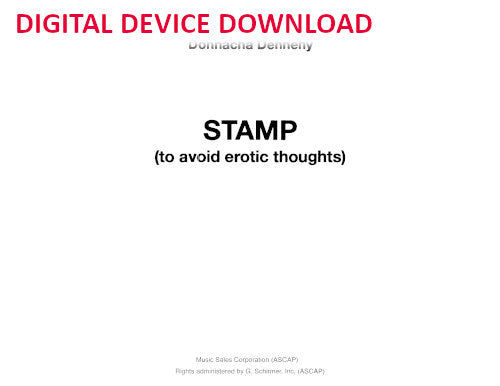 STAMP (to avoid erotic thoughts) - Digital (Not Printable)