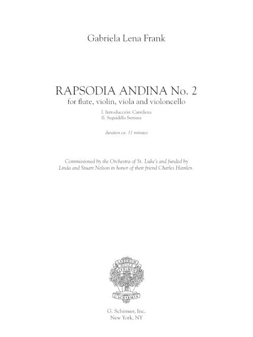 Rapsodia Andina No. 2