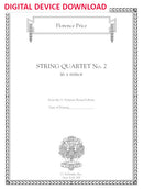 String Quartet No. 2 - Digital (Not Printable)