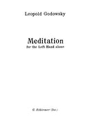 Meditation (for left hand alone)