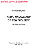 Disillusionment of Ten O'Clock - Digital (Not Printable)