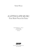 A Little Late Music: Four Pieces for Piano