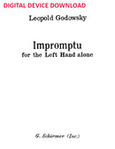 Impromptu (for left hand alone) - Digital (Not Printable)