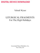Liturgical Fragments for the High Holidays - Digital (Not Printable)
