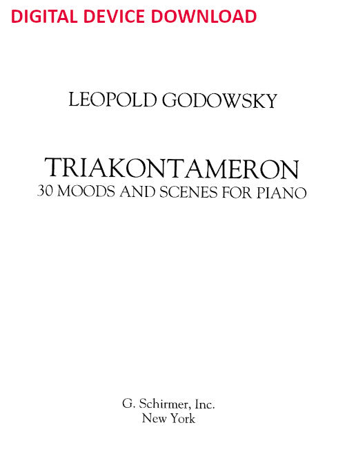 Triakontameron - Digital