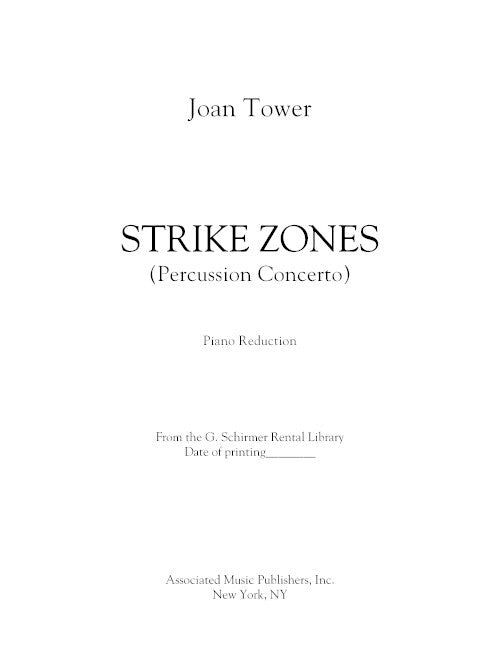 Strike Zones (piano reduction)