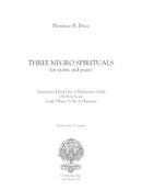 Three Negro Spirituals - Digital (Not Printable)