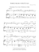 Three Negro Spirituals - Digital (Not Printable)