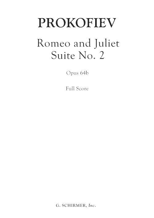 Romeo and Juliet Suite No. 2