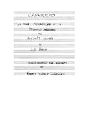 Capriccio on the departure of his beloved brother to distant climes - Digital (Not Printable)