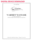 Carmen Fantasie - reduction for flute and piano - Russ - Digital (Not Printable)