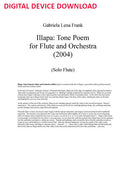 Illapa: Tone Poem for Flute and Orchestra - Digital (Not Printable)