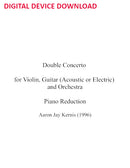 Double Concerto for Guitar and Violin - Digital (Not Printable)
