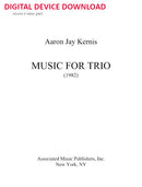 Music for Trio - Digital (Not Printable)