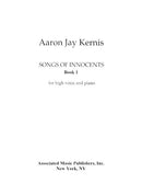 Songs of Innocents, Book I
