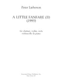 A Little Fanfare (II)