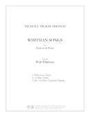 Whitman Songs - Digital (Not Printable)