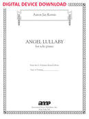 Angel Lullaby (for piano) - Digital (Not Printable)