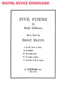 Five Poems by Emily Dickinson - Digital (Not Printable)