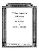 Third Sonata, in E