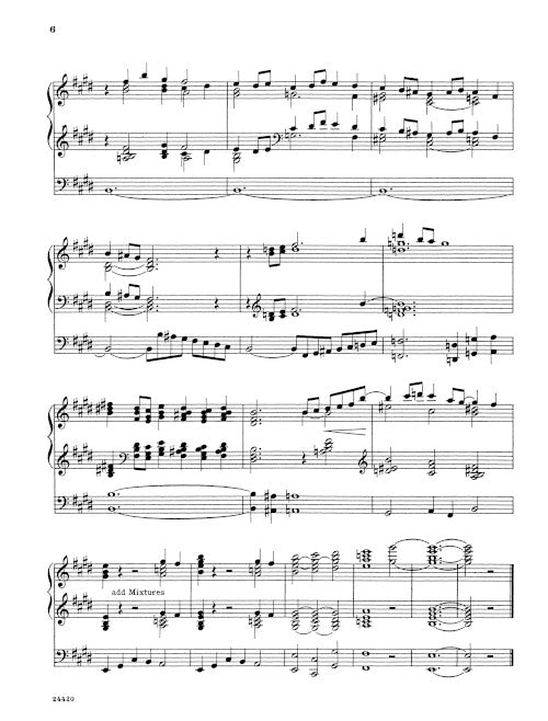 Third Sonata, in E