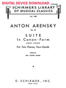 Suite No. 5 in Canon Form - Digital (Not Printable)