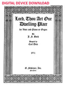 Lord, Thou art our dwelling-place - Digital (Not Printable)