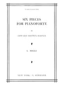 Finale, from Six pieces for piano