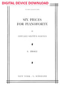 Finale, from Six pieces for piano - Digital (Not Printable)