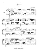 Finale, from Six pieces for piano