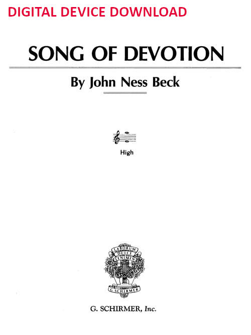Song of Devotion - Digital (Not Printable)