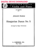 Hungarian Dance No. 5 - Digital (Not Printable)