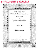 Serenade (trans. E. S. Barnes) - Digital (Not Printable)
