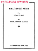 Hill Songs Nos. 1 and 2 - Digital (Not Printable)