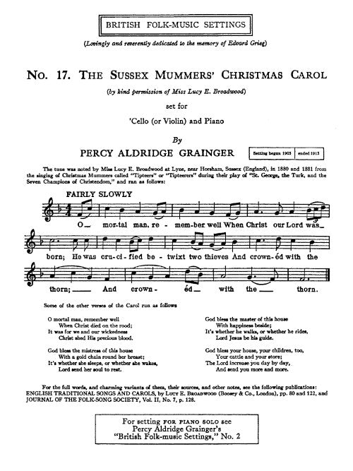 The Sussex Mummers' Christmas Carol - Digital