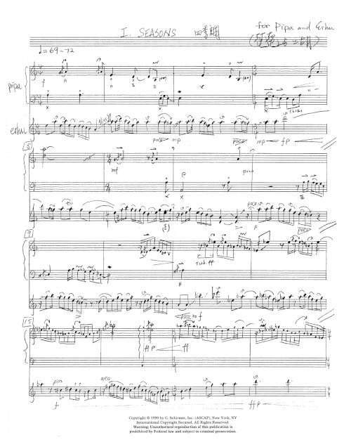 Three Tunes for Pipa and Erhu