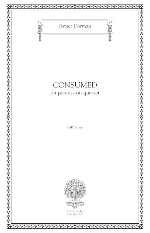 Consumed, for percussion quartet