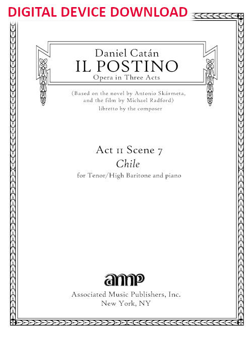 Chile (from "Il Postino") - Digital (Not Printable)