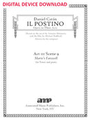 Mario's Farewell (from "Il Postino") - Digital (Not Printable)