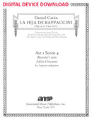 Adios Giovanni (Beatriz's aria from "Rappaccini's Daughter") - Digital (Not Printable)