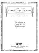 Belladonna cecuta (Rappaccini's aria from "Rappaccini's Daughter")