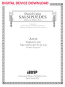 Aquí estamos por fin tú y yo (Captain’s aria from "Salsipuedes") - Digital (Not Printable)