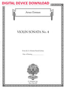 Violin Sonata No. 4 - Digital (Not Printable)