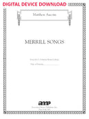 Merrill Songs for tenor and piano - Digital (Not Printable)