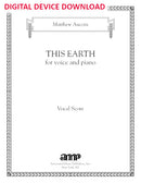 This Earth (for voice and piano) - Digital (Not Printable)